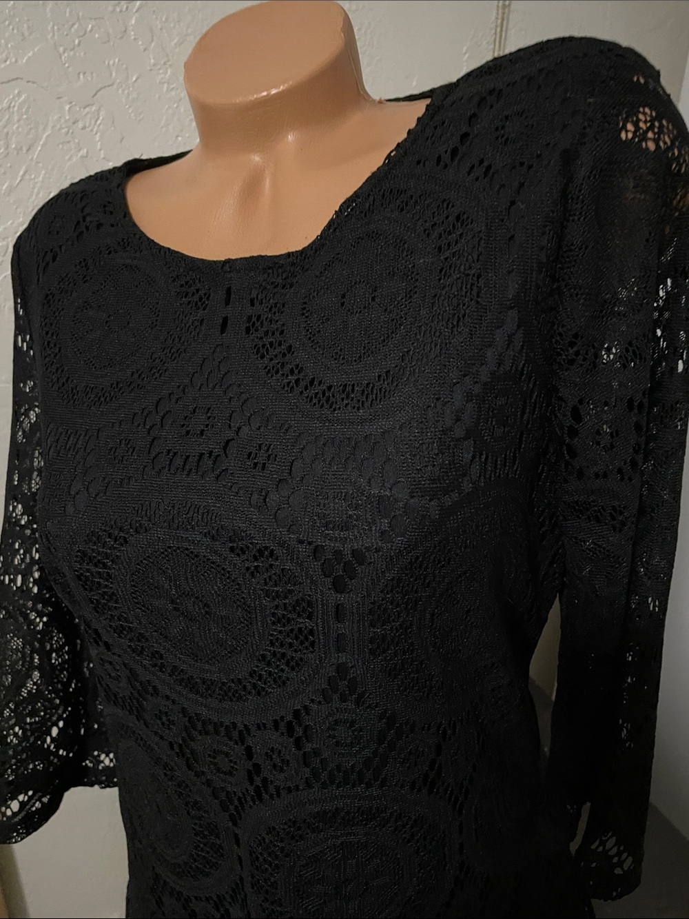 Black Lace Sheath Dress - Elegant Women's Dress